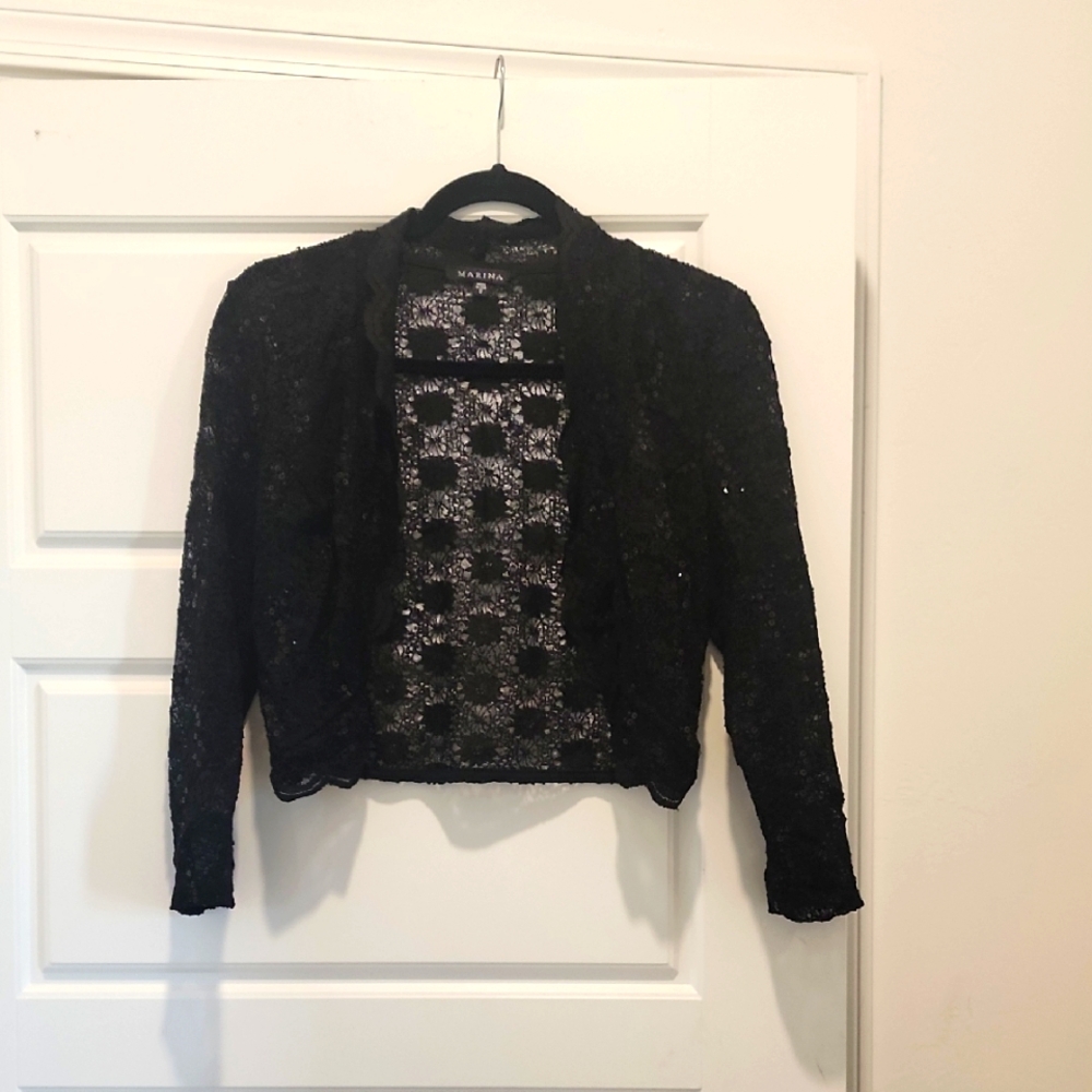 Marino Stevens Black cardigan